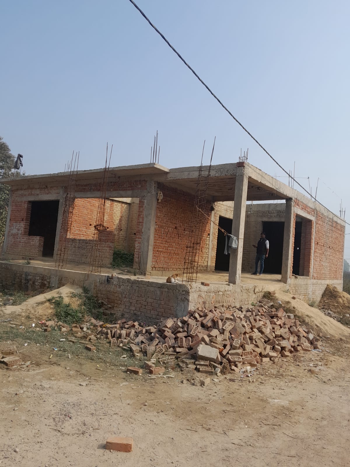 Under Constructed House At Near Malhaur Station